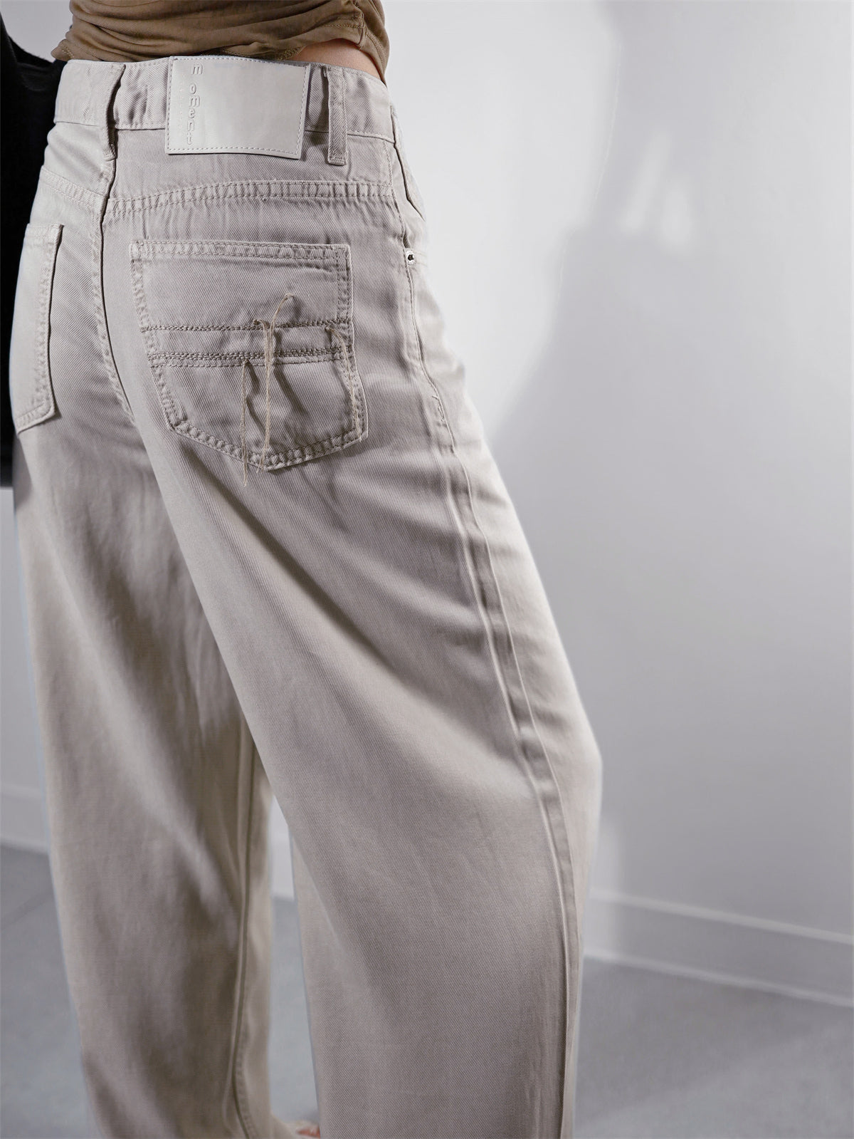 (48H出貨) 100%天絲夏季冰爽感闊腿牛仔褲-2色