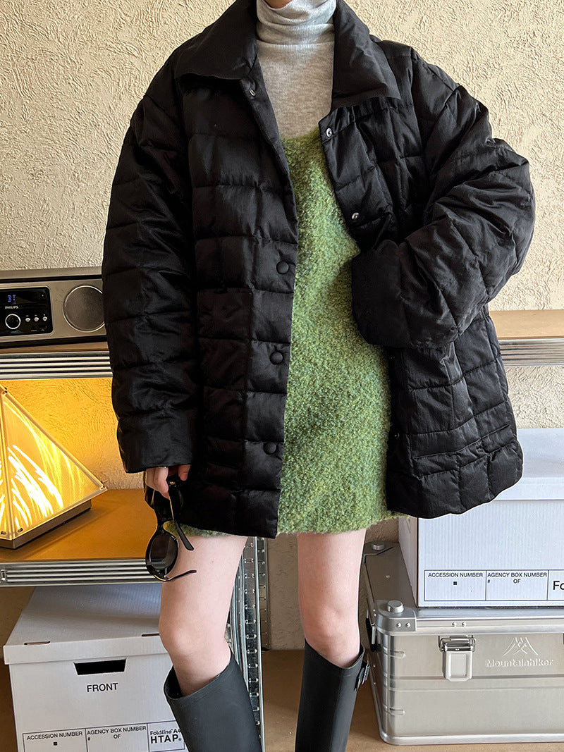 U領疊穿羊毛圈圈針織背心連身裙-3色