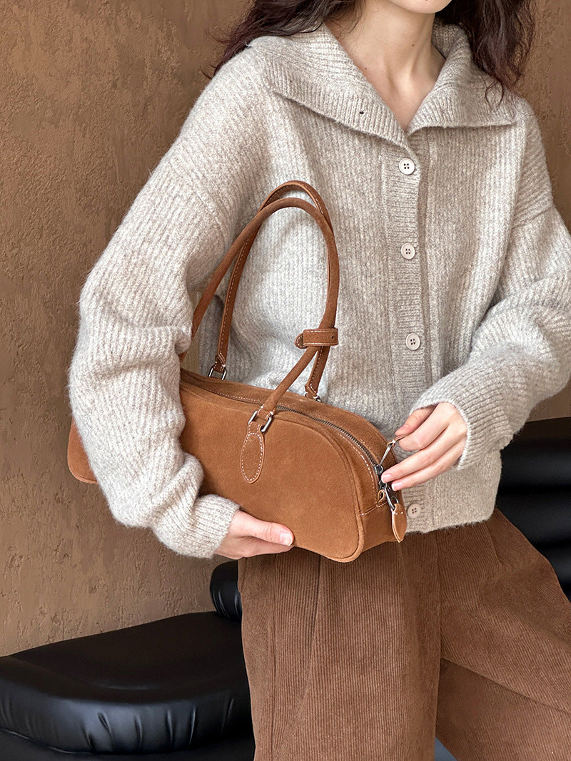 (48H出貨)韓版高級感半高領鈕扣針織開衫-3色