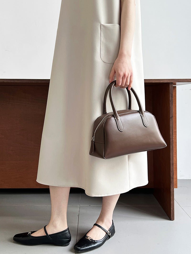 簡約通勤無袖西裝背心連衣裙-2色 - Moon Peach