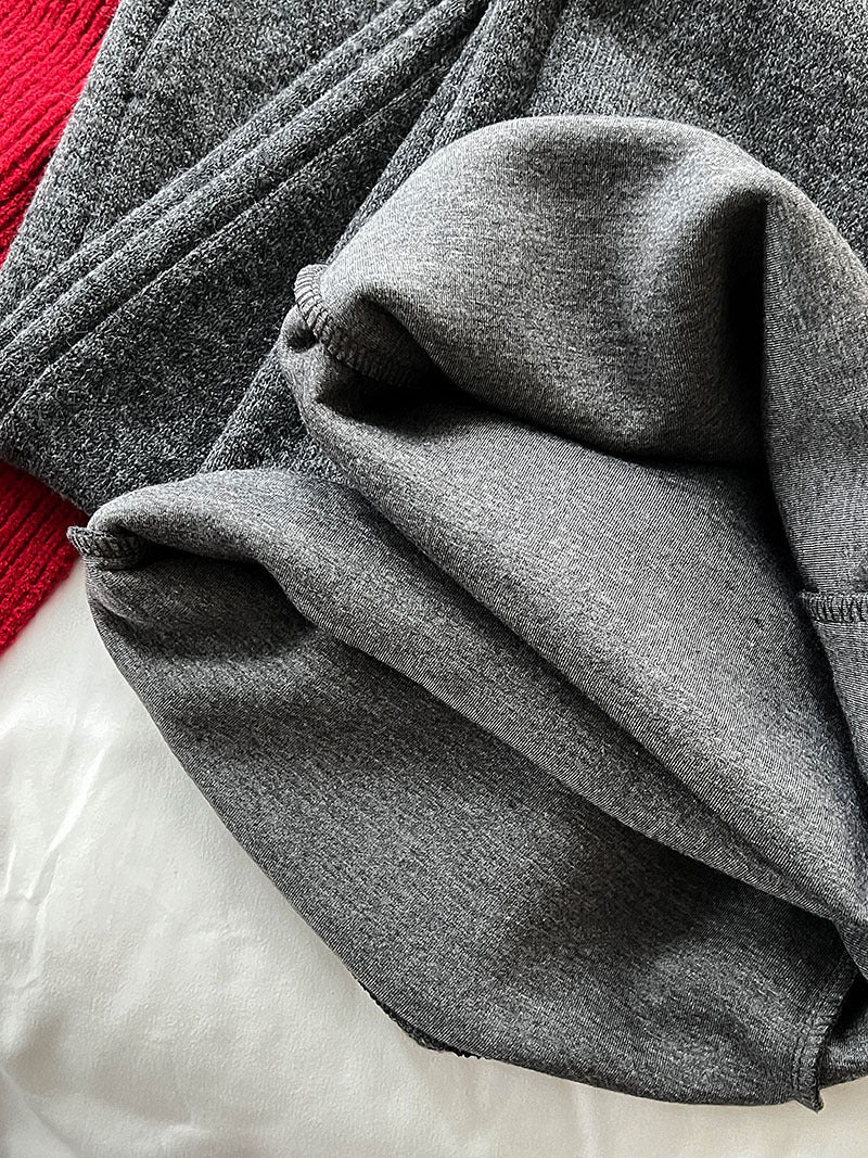 韓版時髦鬆弛顯瘦喇叭屁簾褲-2色