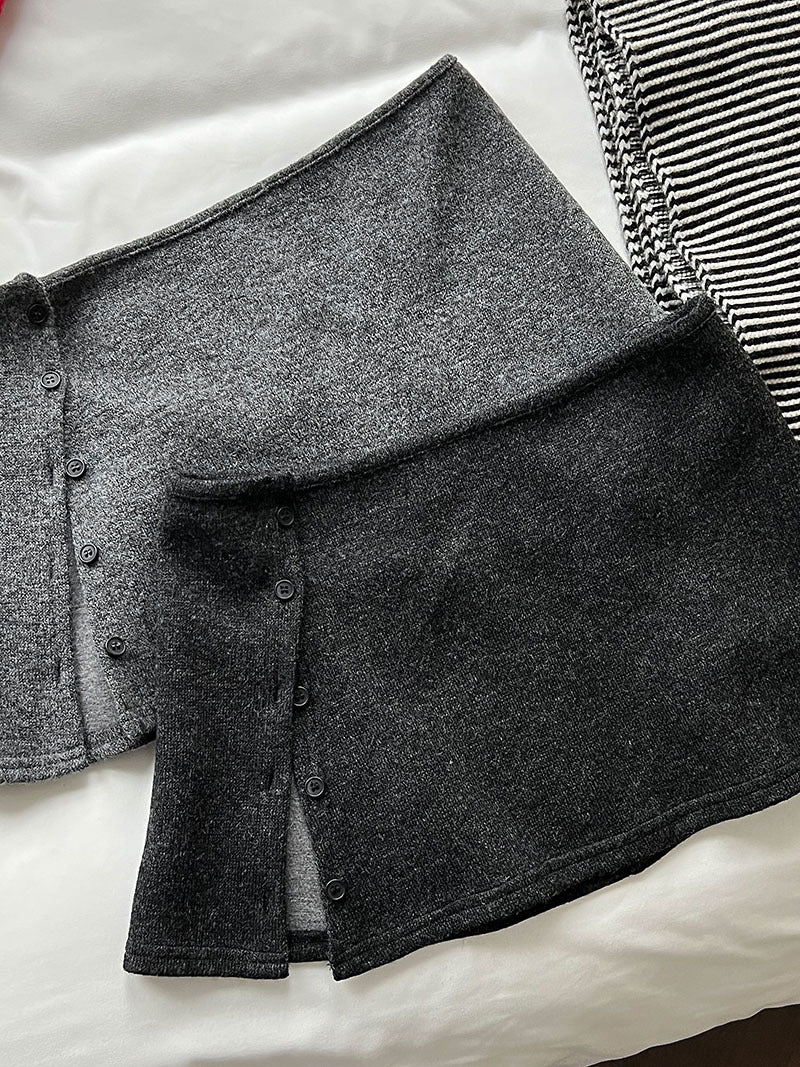 韓版時髦鬆弛顯瘦喇叭屁簾褲-2色