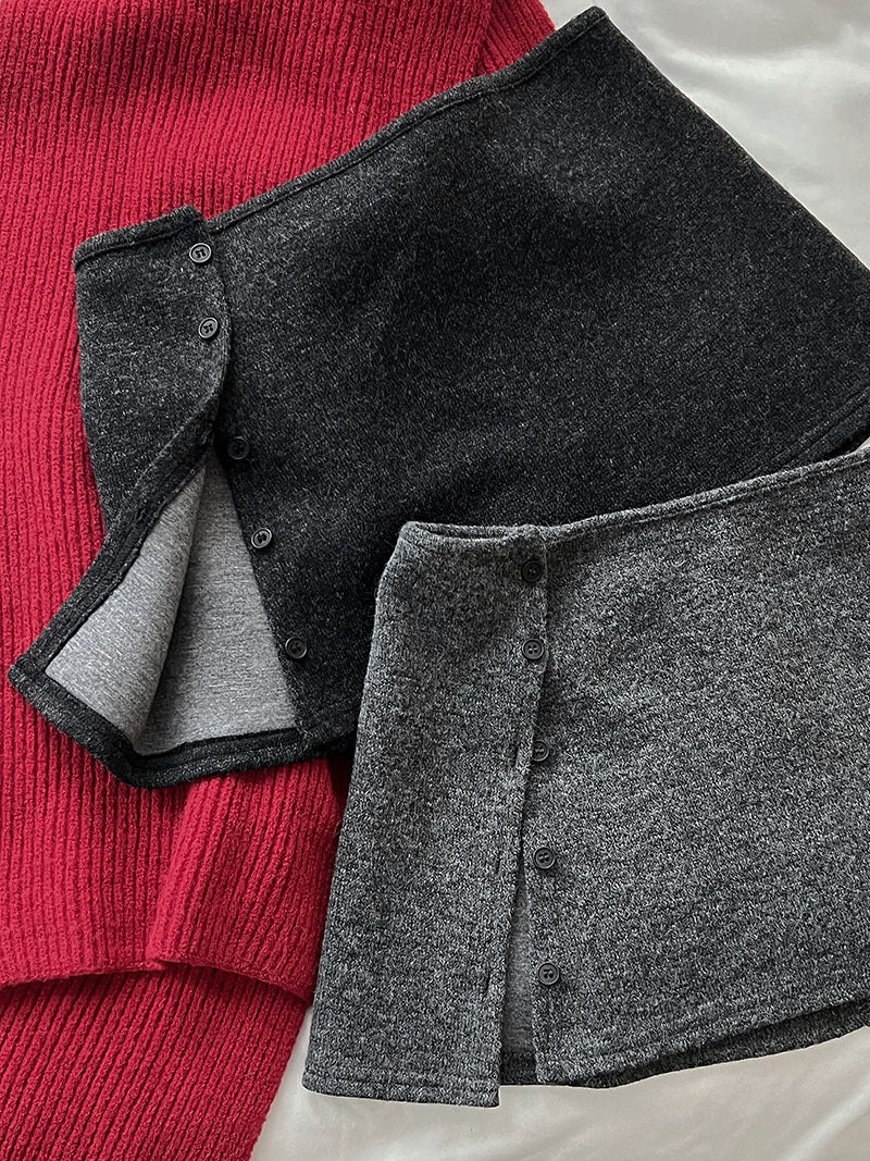 韓版時髦鬆弛顯瘦喇叭屁簾褲-2色