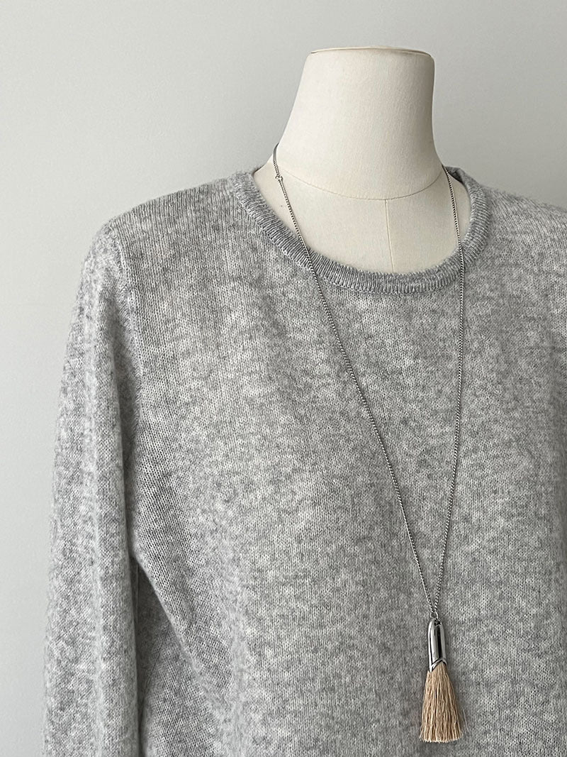 (48H出貨)韓系高級感百搭修身顯瘦羊毛針織打底衫-3色