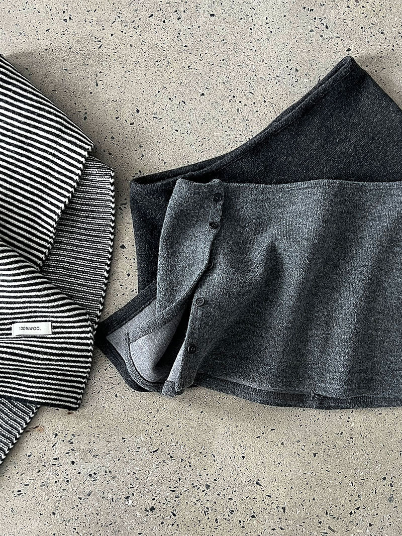 韓版時髦鬆弛顯瘦喇叭屁簾褲-2色