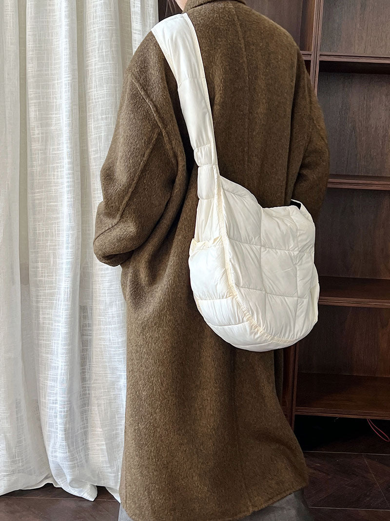 韓系高質感羊毛翻領拉鍊雙面呢大衣外套-2色