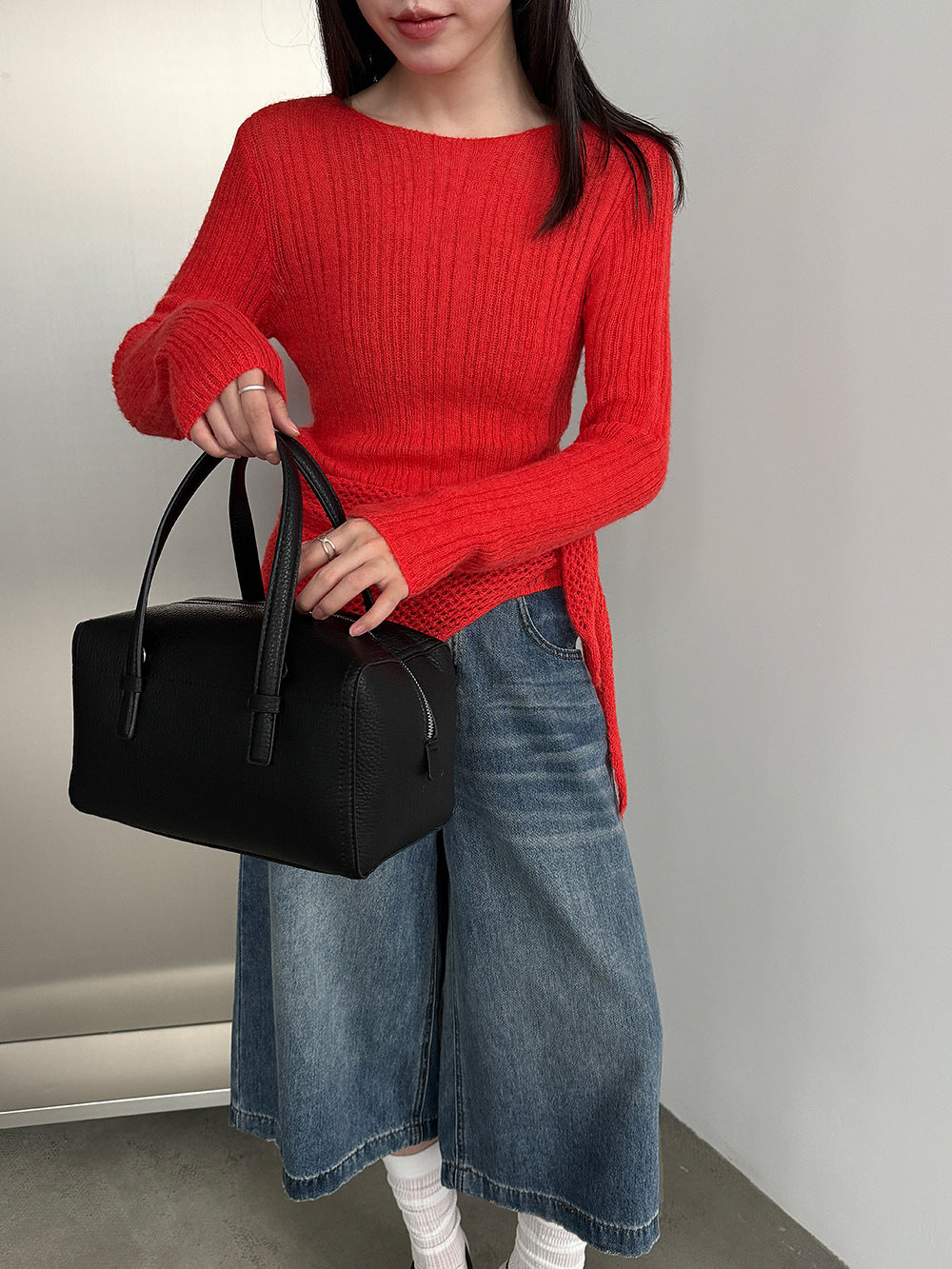 輕奢慵懶軟糯羊毛針織衫+披肩-兩件式套裝-5色