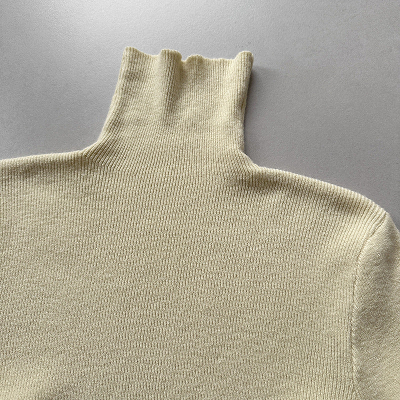 (48H出貨)韓系氣質純色內搭半高領打底衫-8色