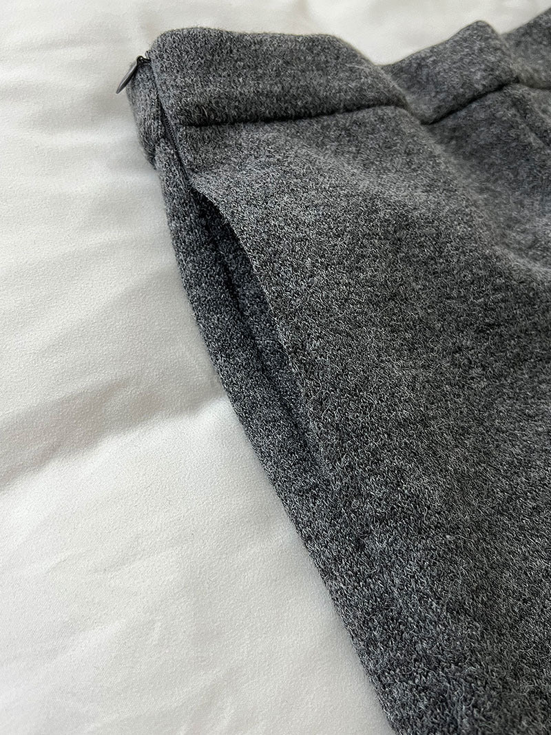 韓版時髦鬆弛顯瘦喇叭屁簾褲-2色