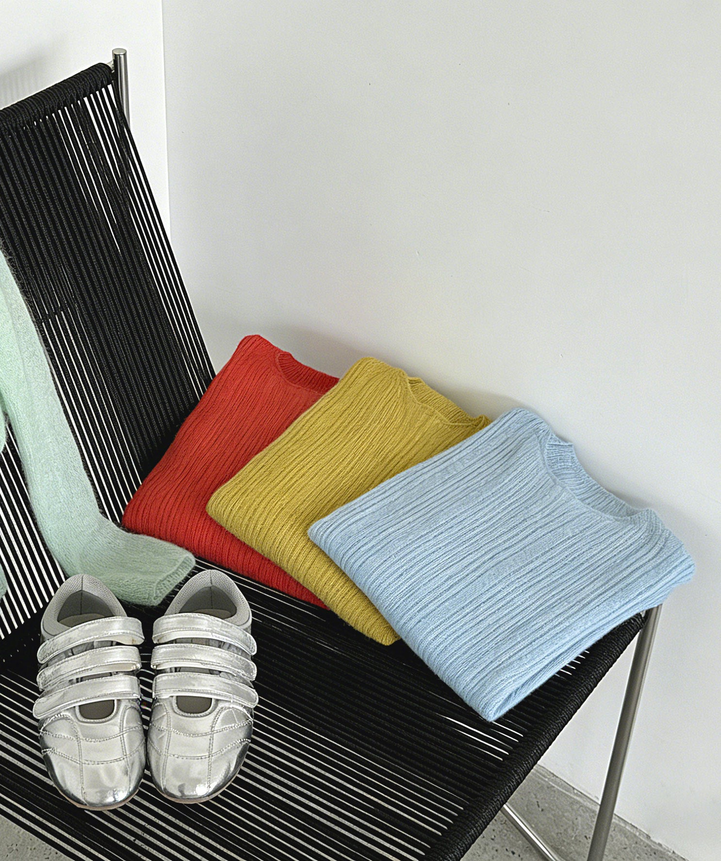 輕奢慵懶軟糯羊毛針織衫+披肩-兩件式套裝-5色