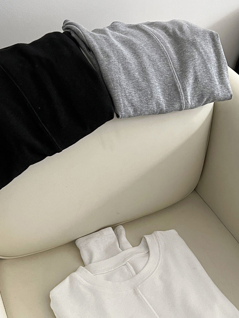 韓系高級感百搭顯瘦修身打底衫-4色