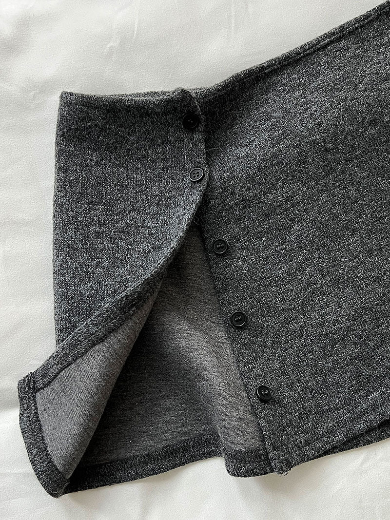 韓版時髦鬆弛顯瘦喇叭屁簾褲-2色