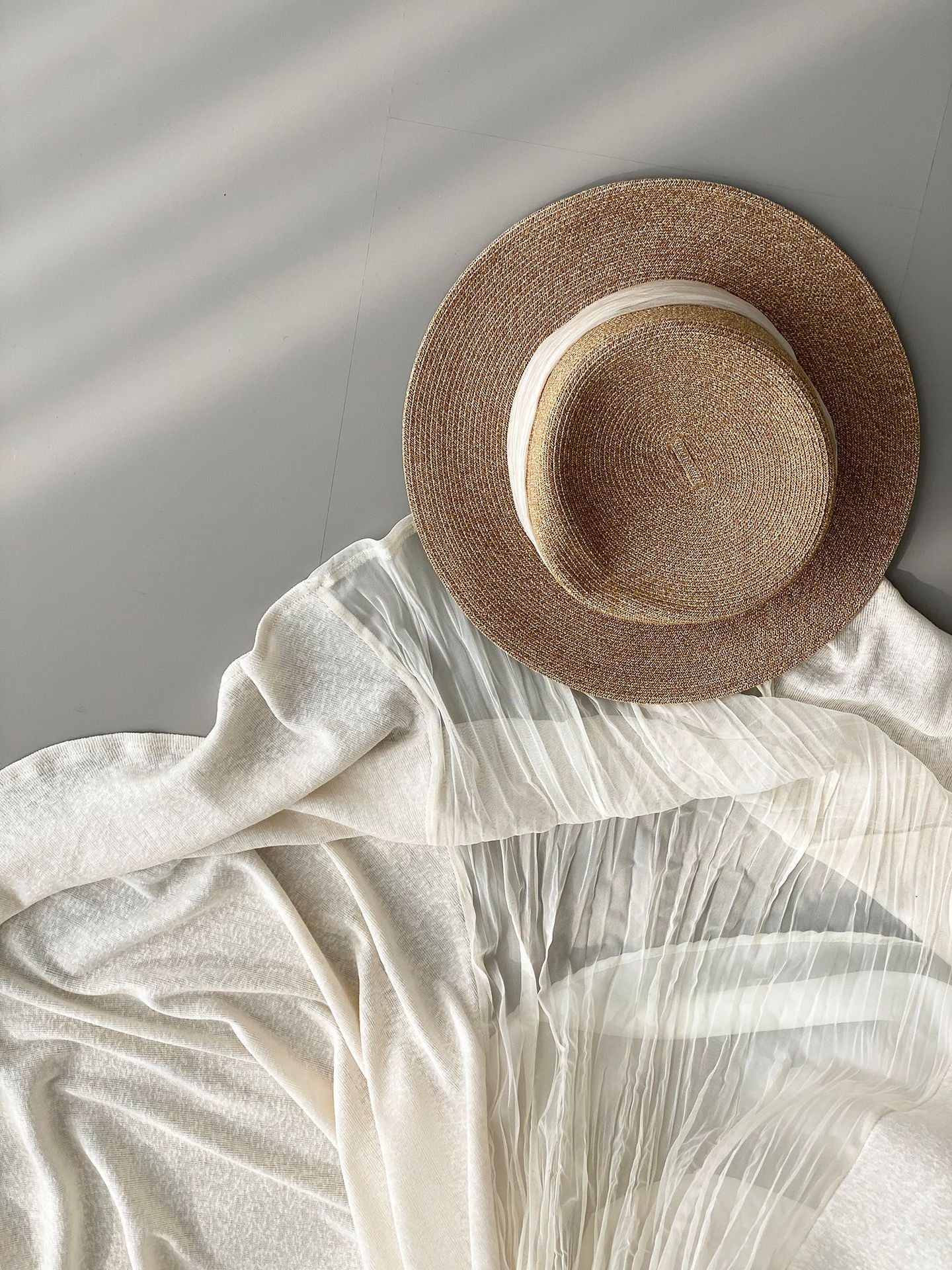 氛圍感文藝網紗拼接針織垂感半身裙