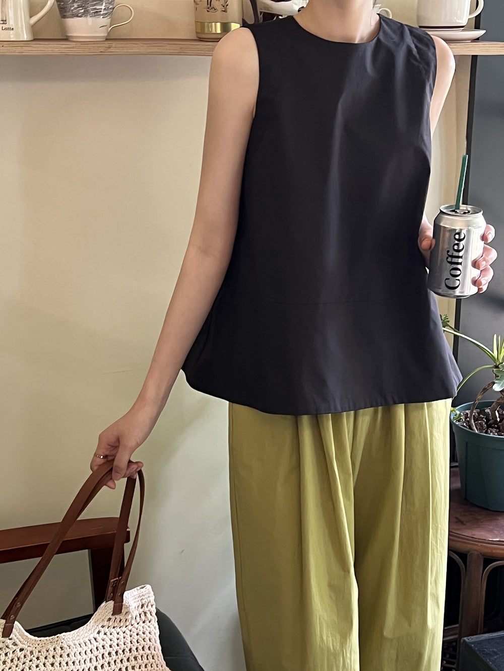 溫柔風甜美小眾寬鬆背心上衣