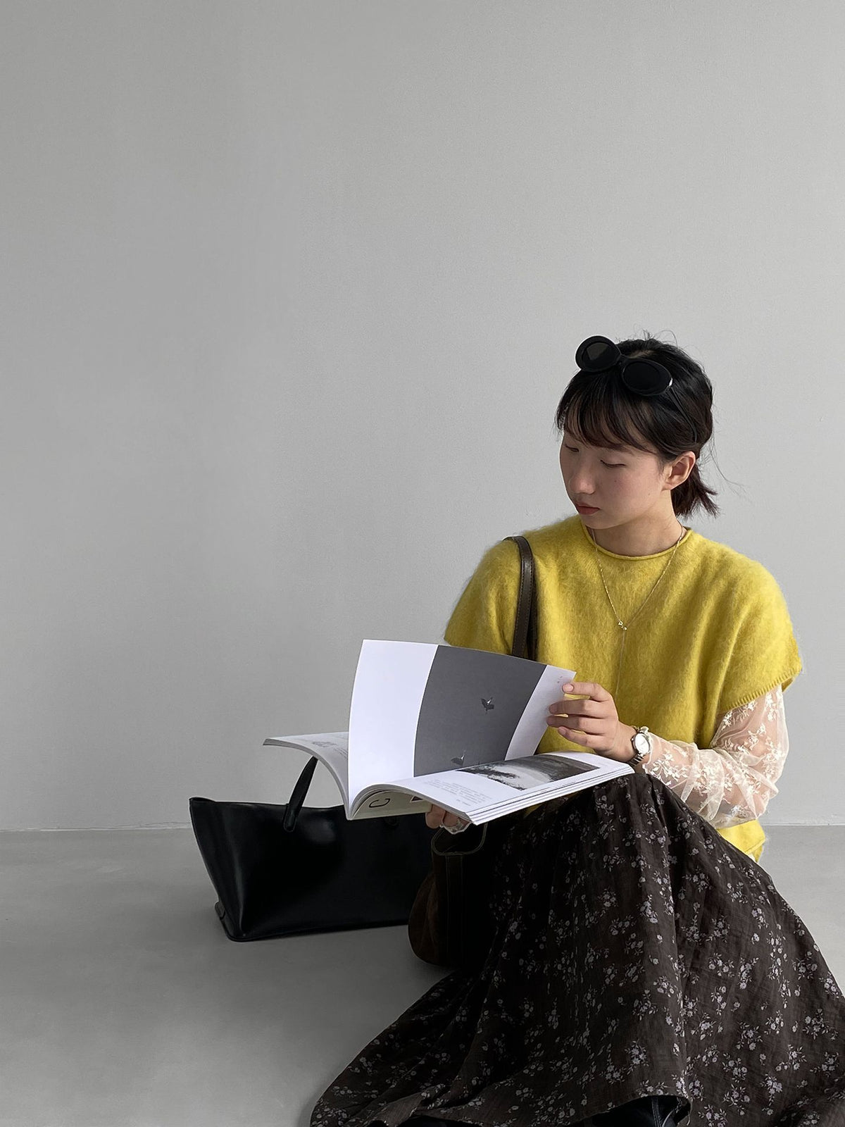 羊絨軟糯寬鬆圓領短袖針織上衣-6色