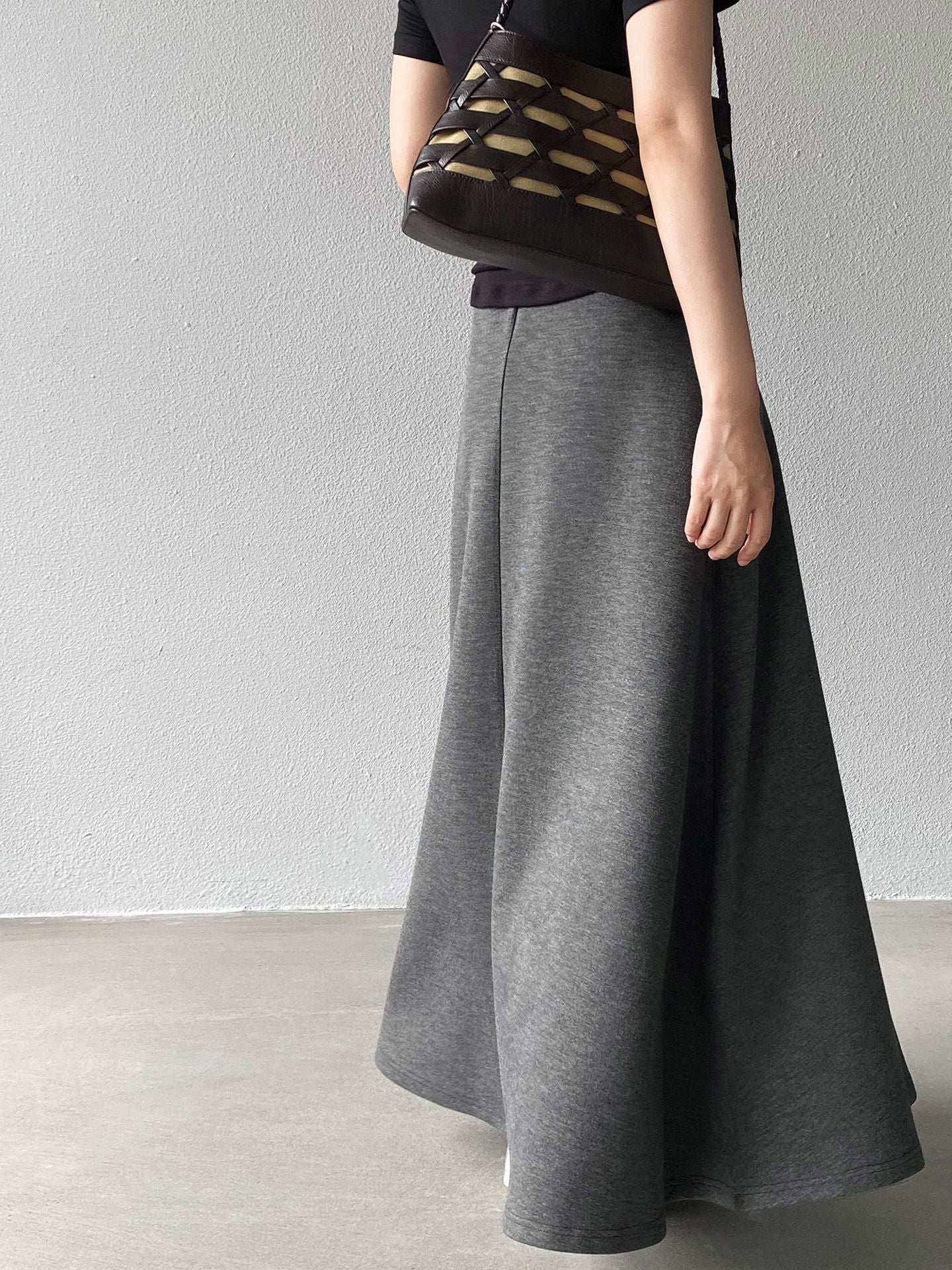 韓系紙片高腰顯瘦遮胯半身裙-2色