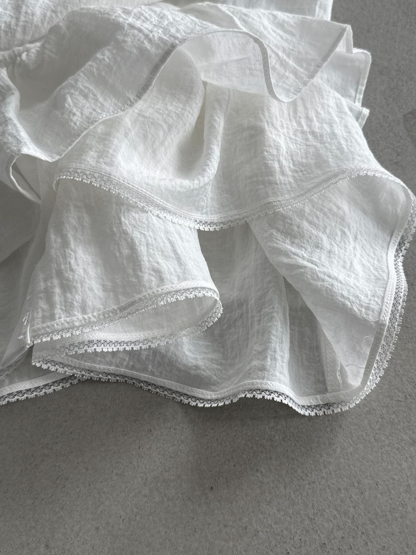韓系溫柔風蝴蝶結荷葉邊無袖上衣-3色