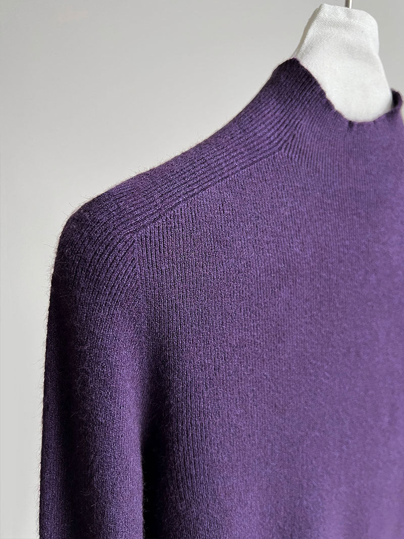 羊毛半高領無縫修身顯瘦內搭打底衫-8色