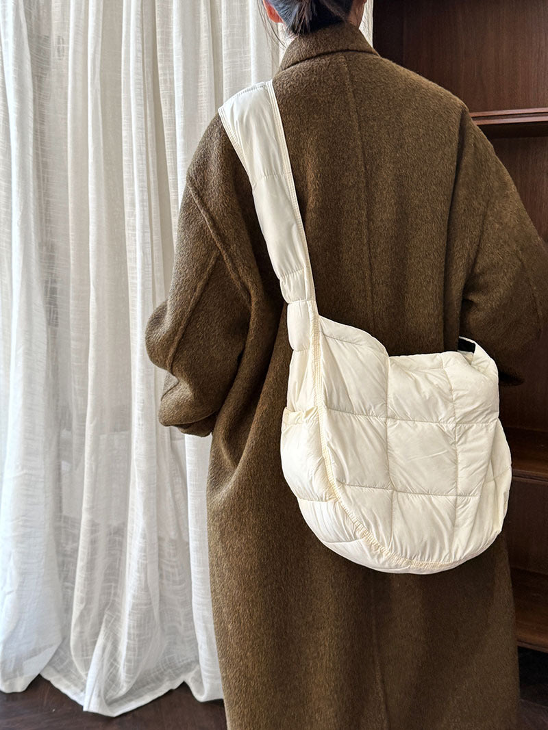 韓系高質感羊毛翻領拉鍊雙面呢大衣外套-2色