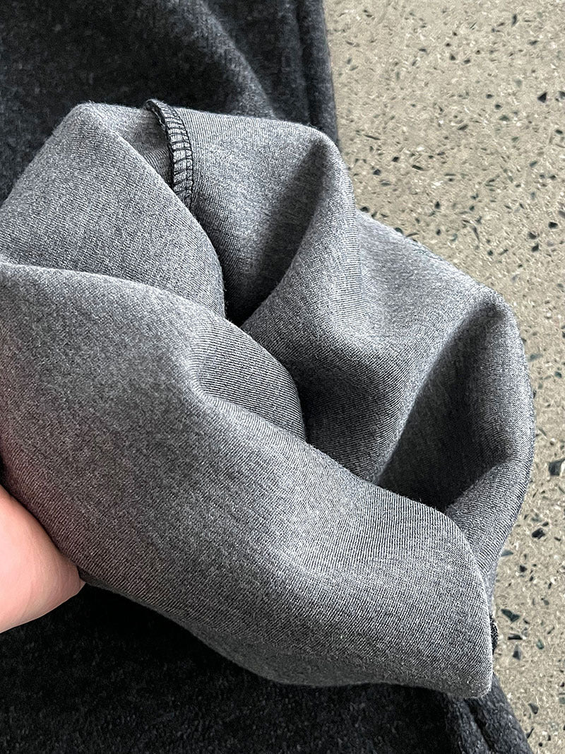 韓版時髦鬆弛顯瘦喇叭屁簾褲-2色